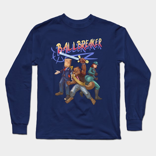 Ballbreaker Group - vintage Long Sleeve T-Shirt by MunkeeWear